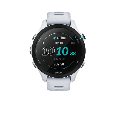 佳明(GARMIN)Forerunner265 Music 月光白 血氧心率HRV跑步铁三游泳户外智能运动手表
