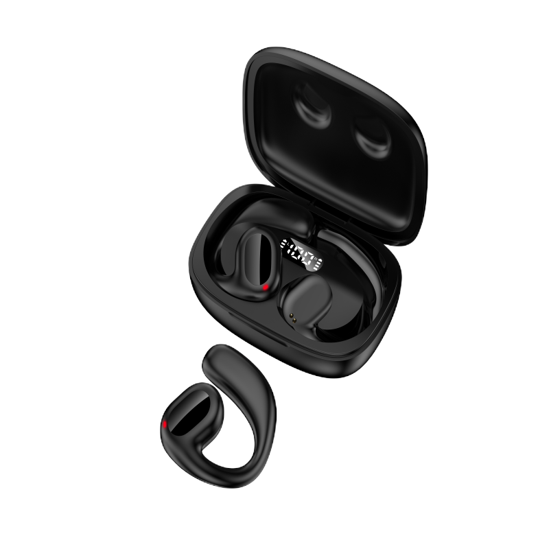 ZNNCO[2023新款]不入耳骨传导概念真无线运动蓝牙耳机挂耳超长续航开放夹耳迷你双耳跑步男女通用