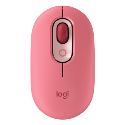 [自营官方旗舰店]罗技POP MOUSE无线鼠标 蓝牙鼠标 办公鼠标-热力黄