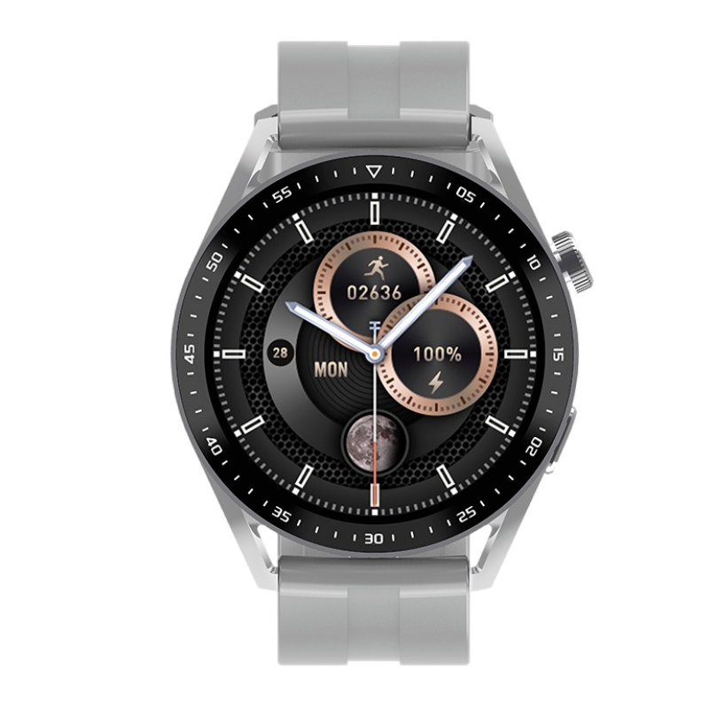 绘邦『官方正品』HW28新款智能腕表支付离线功能蓝牙语音通话蜜码锁屏血糖血压检测智能手表表环