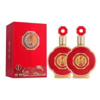 金六福福藏佳酿 50.8度兼香型白酒 500ml*2瓶装送礼