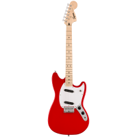 FENDER芬达电吉他音速sonic MUSTANG单单枫木指板初学入门电吉他 都灵红