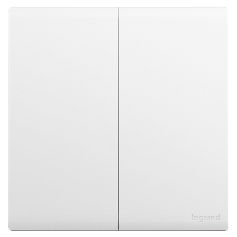 罗格朗开关插座面板逸景玉兰白86型一开二开三开单控双控智能家居家用暗装墙壁电源开关