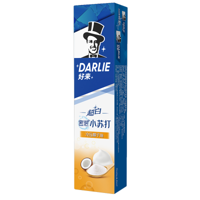 DARLIE好来(原黑人)牙膏超白密泡小苏打温和亮白90g*4支 温和亮白 口感细腻顺滑
