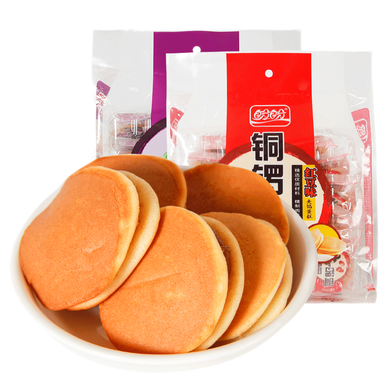 盼盼铜锣烧红豆香芋味