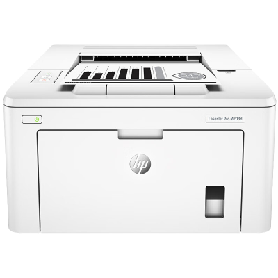 惠普HP LASERJET PRO M203D A4黑白激光打印机 自动双面打印机家用学生打印机