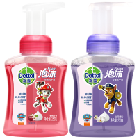 滴露泡沫洗手液汪汪队联名款250ml*2瓶 儿童抑菌泡泡按压瓶宝宝家用补充装