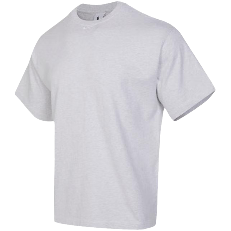 Nike Solo Swoosh 纯色厚实短袖T恤 男款 调色桦树色 FB7866-051