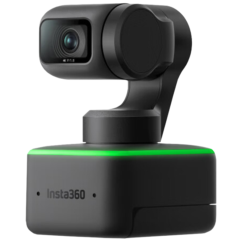 影石Insta360 Link 标配+迷你脚架自拍杆 4K云台智能摄像头高清直播电脑会议