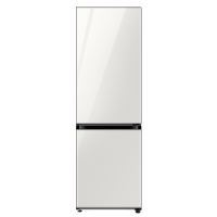 三星(SAMSUNG)RB33R300435/SC 333升双门冰箱 风冷无霜变频嵌入式 自由组合玻璃面板冰箱 光晕白