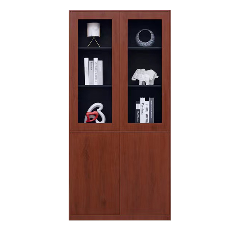 岳滩办公室背景柜对称文件柜木质展示储物柜900*420*2000mm[工厂现做 七天内发货]