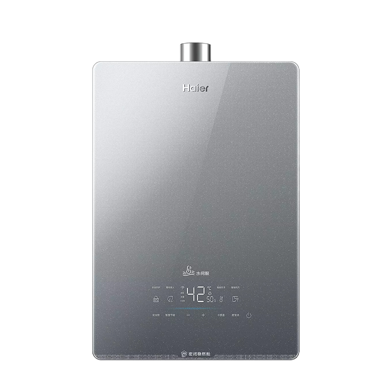 海尔(Haier)16升燃气热水器天然气 水伺服恒温 密闭稳燃舱 彩晶全面屏 WIFI控制JSQ31-16KL5锦绣U1