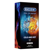 交悦 莞式口爱水 冰火两重天口娇水夫妻房事情趣性用品男女共用房事冰感热感唇吸润滑液成人口爱性用品香橙冰火套装