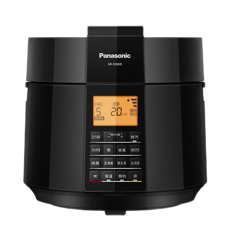 松下家用电压力锅6L 日本大容量饭煲高压锅 3-6人无水料理电饭煲S60K8