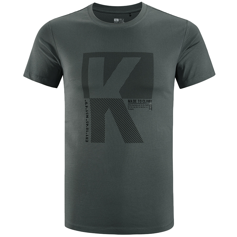 KAILAS凯乐石打底衫男款圆领训练长袖功能T恤