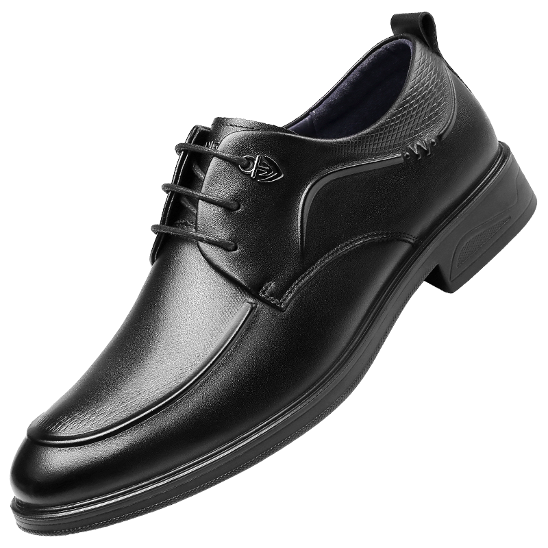 强人3515皮鞋男款商务休闲鞋春季新款正装鞋子男单鞋真皮男士皮鞋