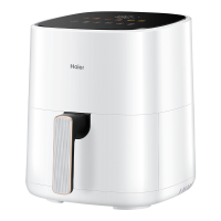 海尔(Haier)空气炸锅 5L家用 大容量触控 免翻面预约 不粘易清洁 低脂电炸锅炸烤箱一体机薯条机HA-500EW