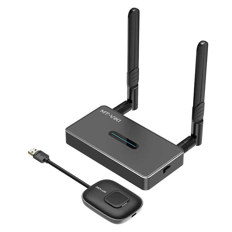 迈拓维矩MT-WX06 企业级USB无线投屏器电脑笔记本usb连接投影仪电视显示器50米8发1收1080P