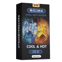 交悦 莞式口爱水 冰火两重天口娇水夫妻房事情趣性用品男女共用房事冰感热感唇吸润滑液成人口爱性用品草莓冰火套装