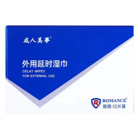 [顺丰发货]成人美事 男士外用湿巾 男用延迟湿巾不麻可舌舔男用喷剂长久延控夫妻房事时间成人情趣用品男用湿巾12片