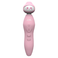 乐意女用自慰器私处按摩多频变速便携AV震动棒夫妻房事按摩棒转珠棒成人情趣用品萌萌白情趣震动器
