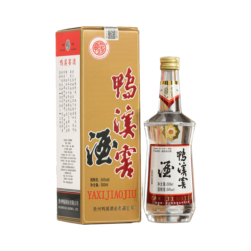 贵州复古版鸭溪窖酒 54度 500ml*6瓶原箱 浓香型白酒高度酒 2970