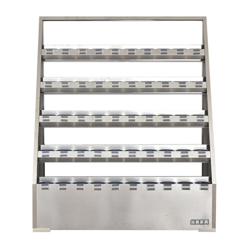 振奥 员工不锈钢水杯柜钢制水杯架车间工厂不锈钢水杯放置柜活动室 201材质/台(1250x1050x590mm 不锈钢5