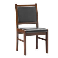 铭威顺木质四脚靠背会议椅办公椅[工厂现做 7天内发货]