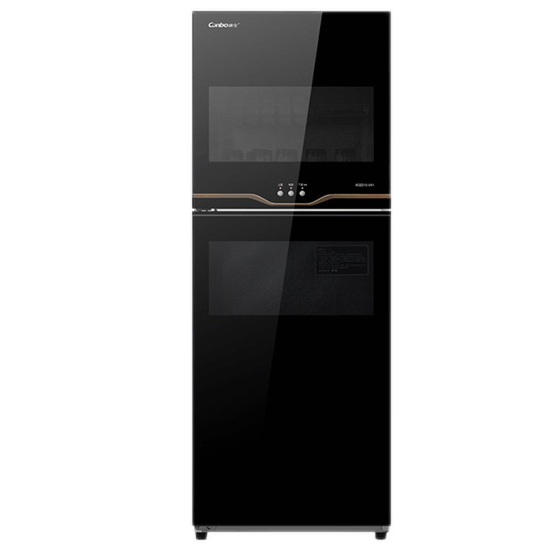 康宝(Canbo)XDZ210-VA1 消毒柜家用 新款立式 双门双层 厨房小型碗筷柜 二星级高温分层控制 大容量商用