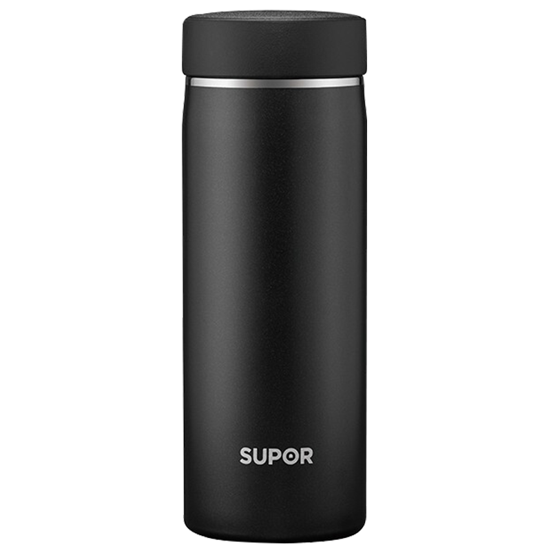苏泊尔(SUPOR)卓系列保温杯高真空铜芯保温保冷316L不锈钢茶水分离 杯身钢琴烤漆工艺KC45HP10
