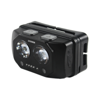 简工智能 BYL-06B GJ智能轻便头灯 3.7V 2×3W 6000K LED IP66 续航时间8h 台 黑
