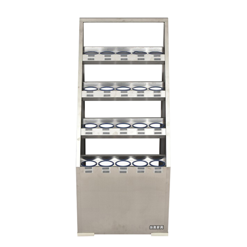 振奥水杯架钢制活动室水杯柜/台(1250x550x490mm 20位水杯架)