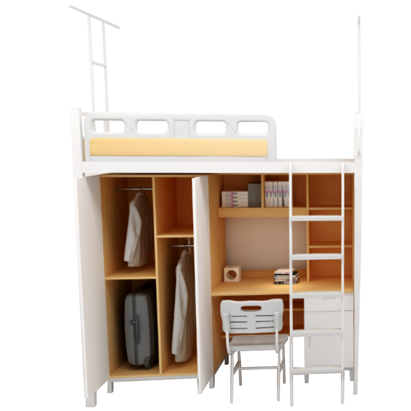 铭威顺挂梯宿舍寝室公寓组合床单人位2000*900*2100mm[工厂现做 7天内发货]