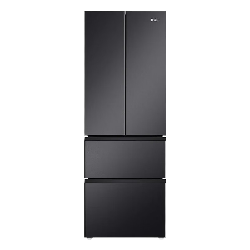 海尔(Haier)法式四门冰箱341升容量一级能效双变频风冷无霜家用三档变温净味母婴BCD-341WLHFD7DSDU1