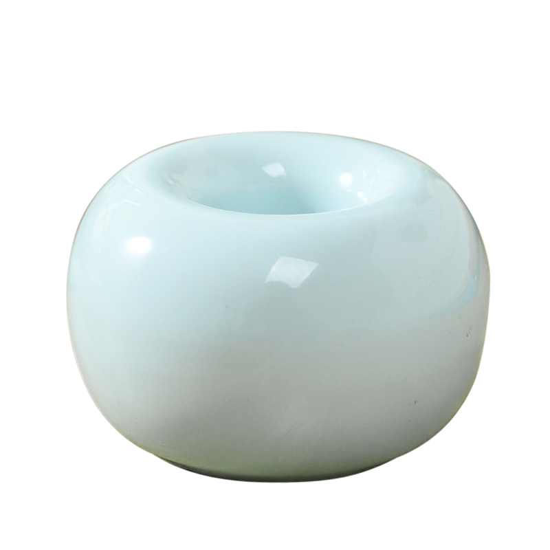 [浅蓝色1个装]晨客陶瓷牙刷架牙刷底座