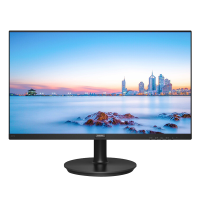 飞利浦IPS技术屏广视角 术 23.8英寸低蓝光不闪屏 100Hz 电脑高清显示器 黑色 241V8B