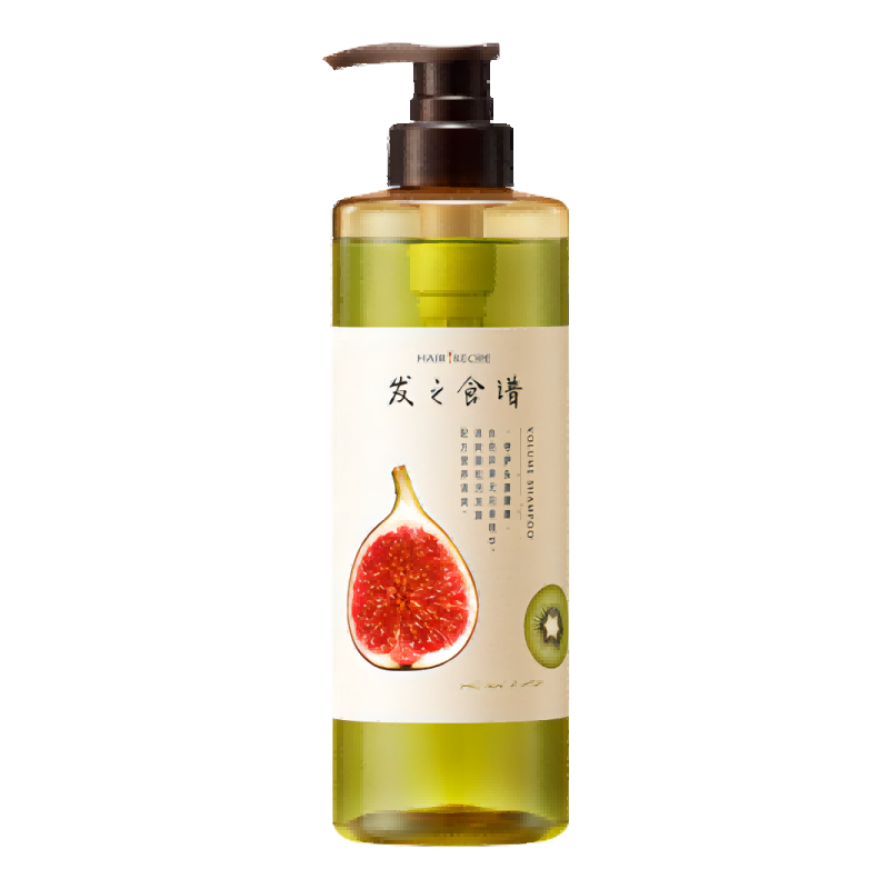 HairRecipe发之食谱洗发水柔顺洗发露洗发液奇异果无花果洗发露530ml