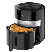 美的(Midea)空气炸锅 MF-KZ45E101XM 少油大容量家用智能电炸锅4.5L煎炸锅Wifi版可定时可定温薯条