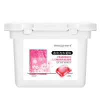 美舒洁单腔洗衣凝珠100颗装樱花(粉色8g*100颗*1盒)