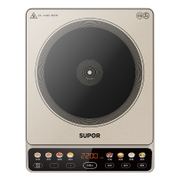 苏泊尔(SUPOR)电磁炉 2200W大功率大面板双层线圈减噪一键匀猛火家用预约定时 C22-IA813送汤锅炒锅