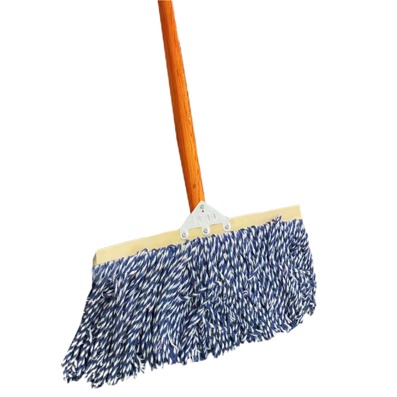 工霸(GONGBA)老式木杆平头拖把 木质棉线拖把尘推排拖 40cm 1把