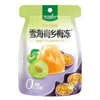 雪海梅乡 梅冻(百香果+青梅)120g*3袋装 休闲零食 蒟蒻果冻