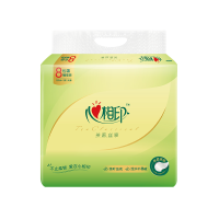 心相印茶语丝享抽纸三层120抽8包家用餐巾纸面巾纸*2提