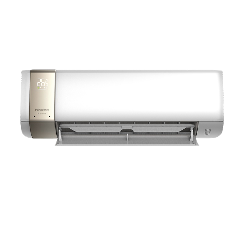 松下醇风系列 新风空调 大1匹壁挂式空调挂机 新一级能效 WIFI智控 电辅加热 变频冷暖自清洁J9AKR10G 云杉绿