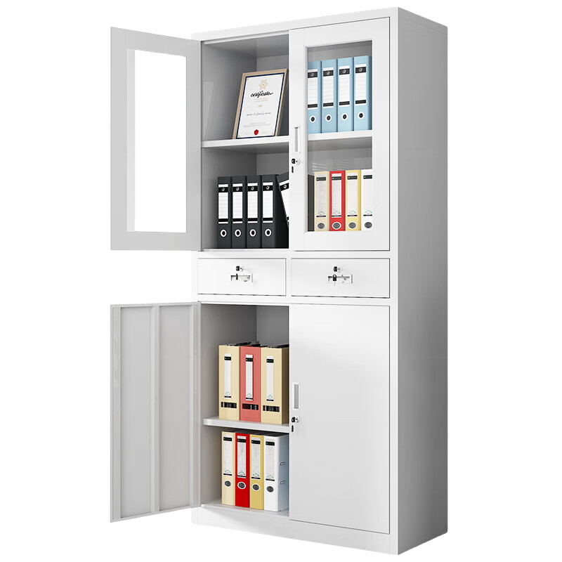 域赢保密柜文件柜密码锁保密文件柜矮柜四门款