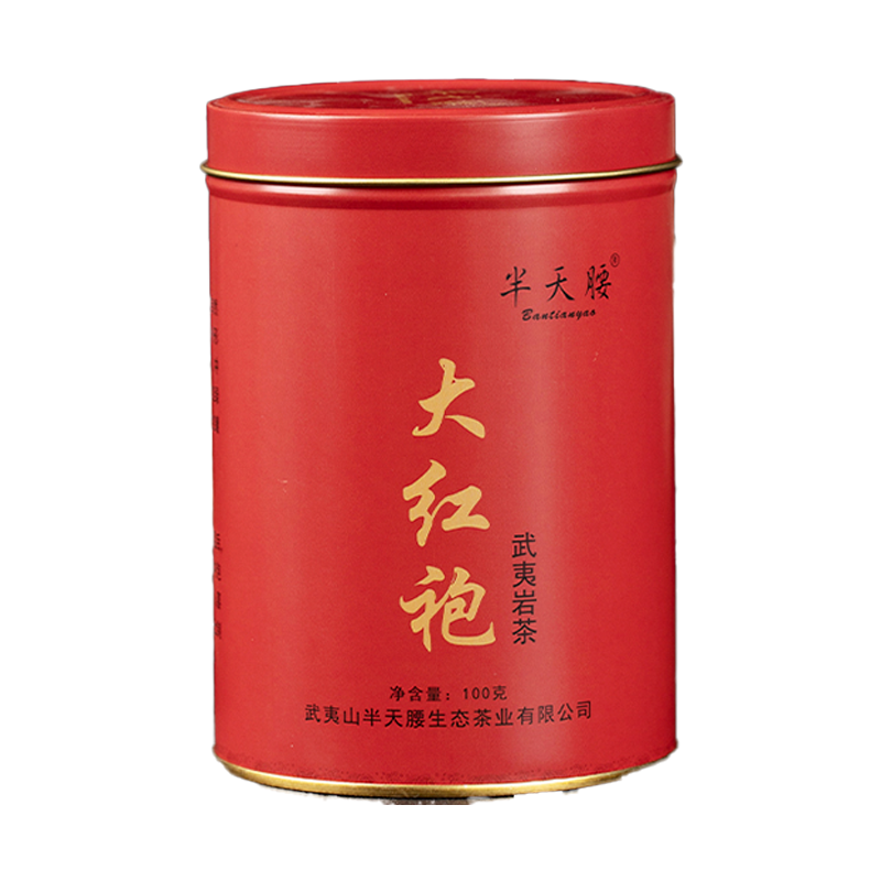 口粮大红袍香高悠长罐装100克