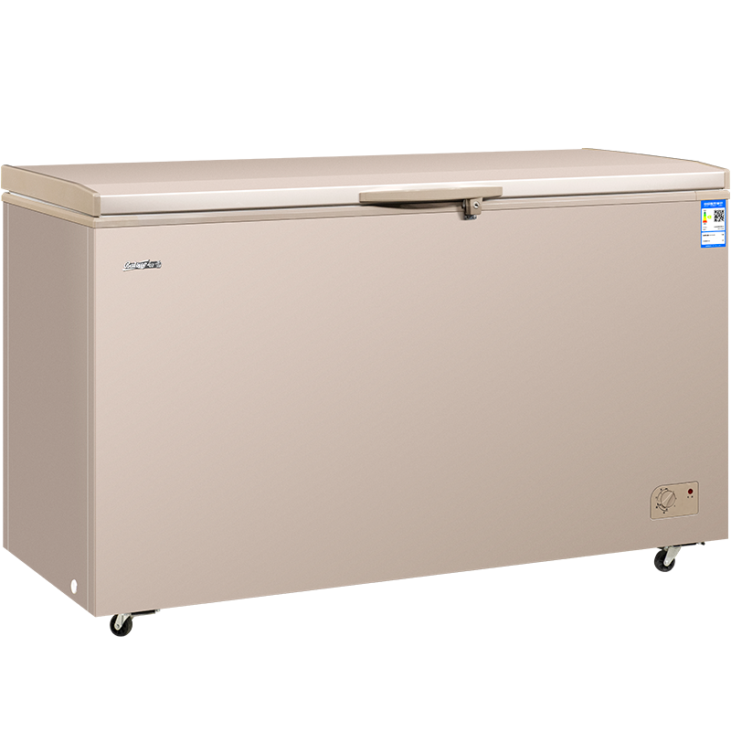 白雪冷柜BD/C401DS商用冰柜香槟金冷冻冷藏转换冷冻箱401升大容量