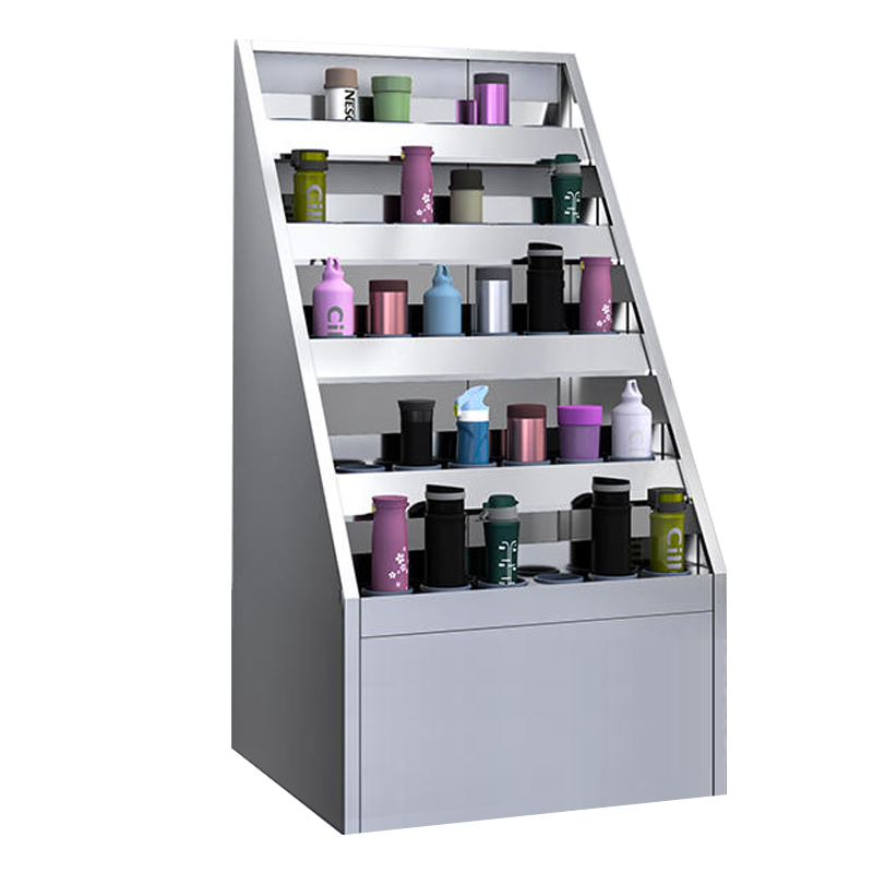 DXBG304不锈钢员工车间多格茶杯放置收纳柜30位水杯架1250*650*590