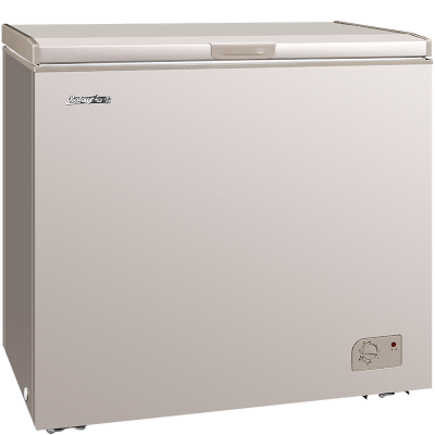 白雪冷柜BD/C305DS商用冰柜香槟金冷冻冷藏转换冷冻箱305升大容量