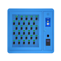 DXBG智能钥匙柜指纹刷卡密码钥匙箱单位车辆钥匙管理箱壁挂落地式壁挂式30位